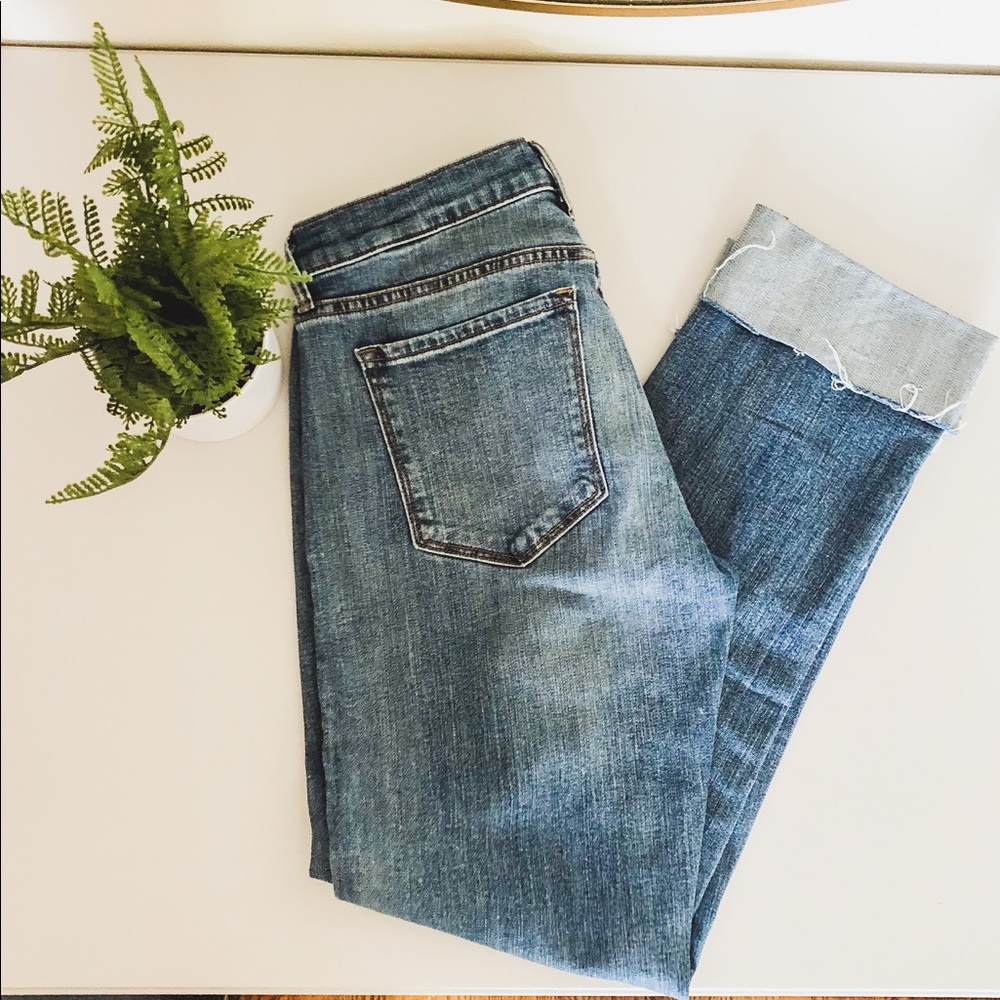 Banana Republic Girlfriend Jean with Wide Cuff